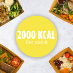 2000 kcal/päivä - 3 päivän ateriat - 28 euroa per päivä